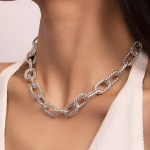 Colar de Corrente de Alumínio