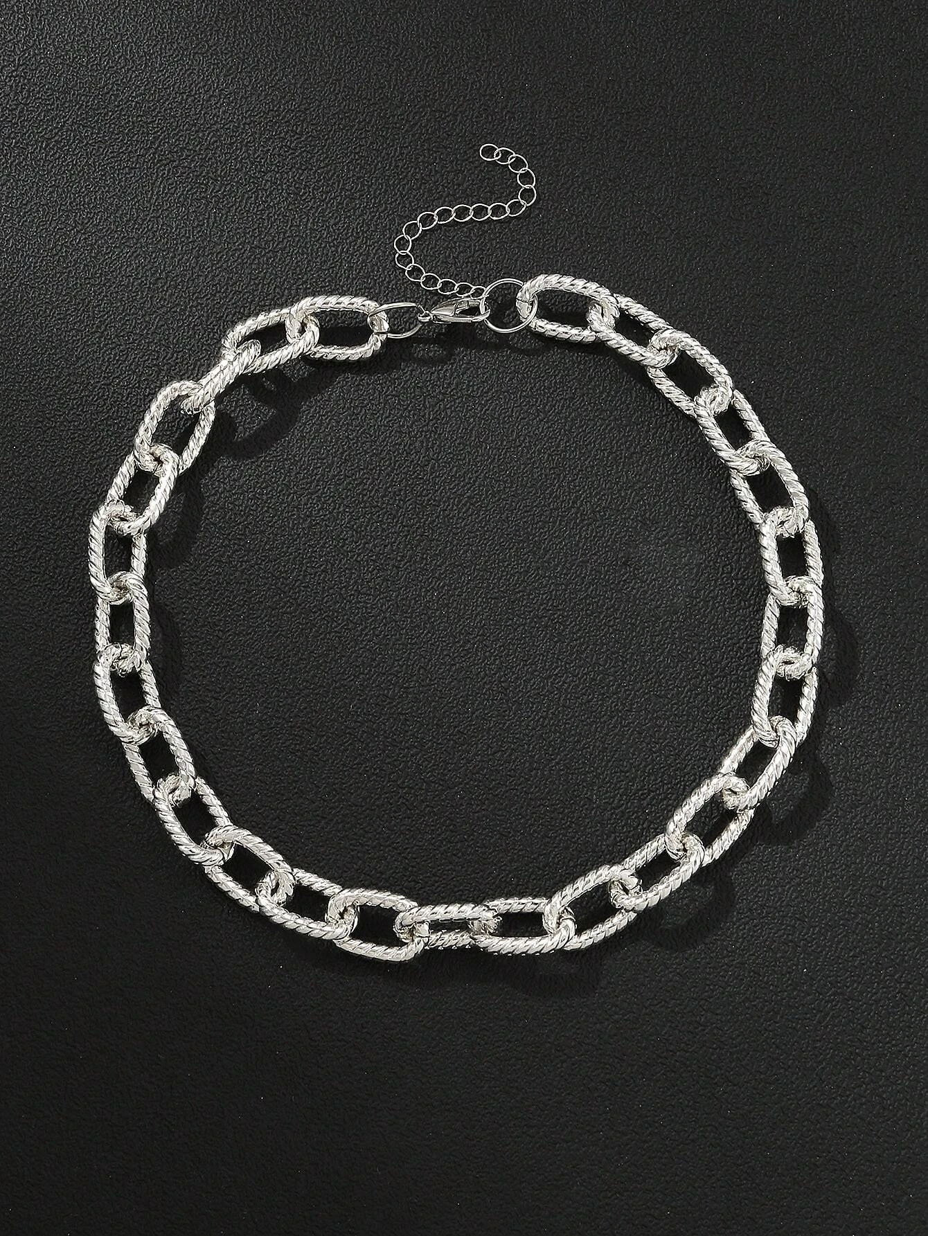 Colar de Corrente de Alumínio