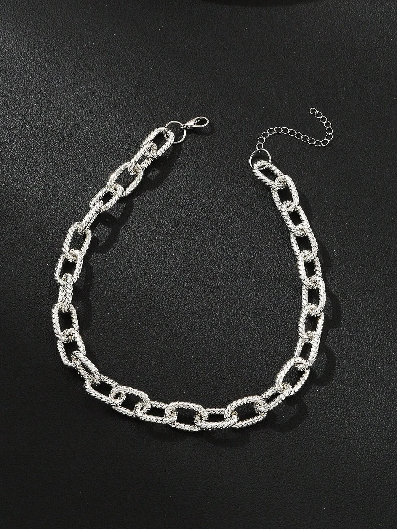 Colar de Corrente de Alumínio