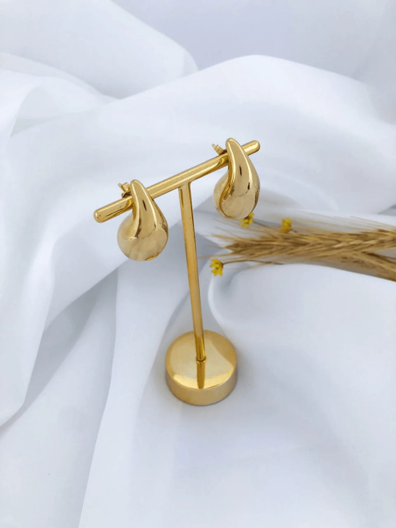 Brinco gota dourado - Imagem 4