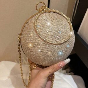 Bolsa Glamurosa, Elegante e Requintada com Strass, Luxo discreto.