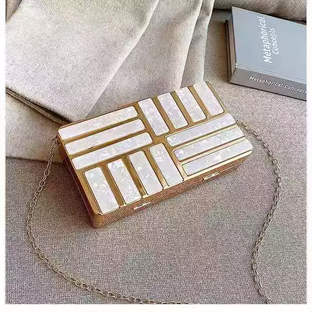 Bolsa de Noite em Mármore Acrílico - Imagem 3