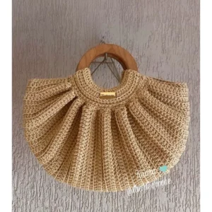 Bolsa Artesanal de Crochê Taartecroche