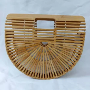 Bolsa Tote Circular Feminina de Bambu